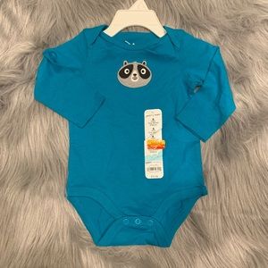 Raccoon Onesie Long Sleeve Bodysuit